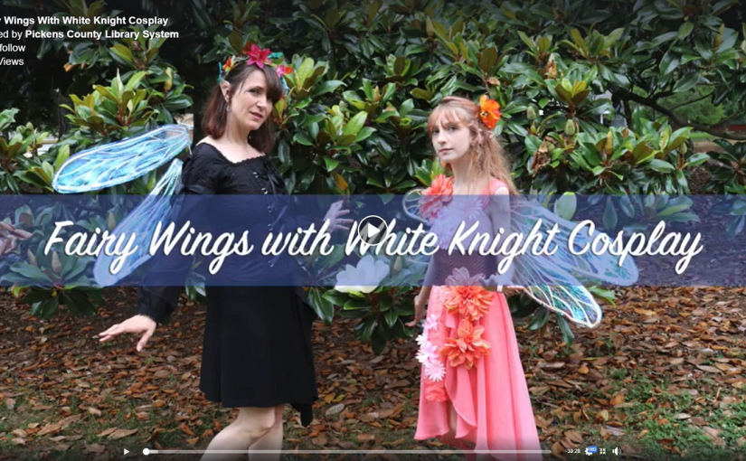 Fairy Wings with White Knight Cosplay